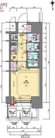 プレサンス松屋町ヴェルデスの間取図