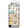 ジューム南船場の間取図