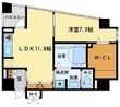 W.O.B.NISHIUMEDAの間取図