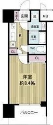 グランカーサ梅田北の間取図