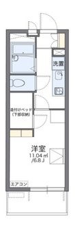 レオパレスフリージアの間取図