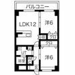 写真：ヴィラ北梅田3階の間取図