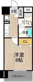 ディオレクレスト東心斎橋の間取図