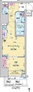 レオンコンフォート大手前ラトゥールの間取図