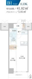 DAIYA STORK 阿波座の間取図