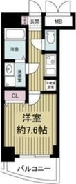 写真：S-RESIDENCE　Hommachi Marks 12階1202の間取図