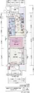プレサンス心斎橋ニストの間取図