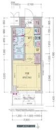 プレサンス松屋町ヴィゴラスの間取図