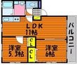 ファミーユ Cの間取図