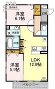 イル ヴィラージュ A棟の間取図