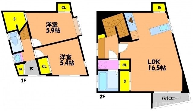 拡大写真:徳吉迎人 1階参の間取り