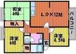 サンビレッジ西大寺 Aの間取図
