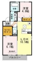 写真：岡山市南区新福１丁目1階の間取図