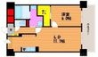 写真：岡山市南区新福１丁目 4階404の間取図