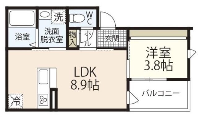 拡大写真:REGALE津島 3階302の間取り