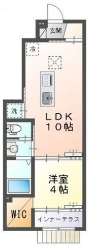 拡大写真:フィオーレ 1階101の間取り