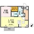 メルメゾンの間取図