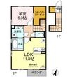 アールグレイAの間取図