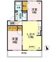 エスポワール米原B棟の間取図