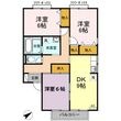 メルグランデB棟の間取図