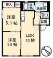 ハイツ安倍21 Ⅱ棟の間取図