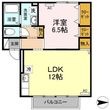 セジュールKの間取図