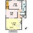 エクレール　B棟の間取図