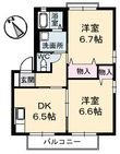 ディアスB棟の間取図