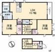 ロランジュⅡの間取図