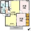 グランディールA棟の間取図