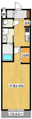 アヴニール立町の間取図