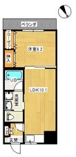 写真:ピアコートB 1Fの間取図