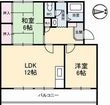 茜屋マンションの間取図