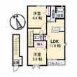 シャーメゾン大山A棟の間取図