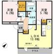アヴニール西福原の間取図