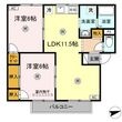 セジュールM A棟の間取図