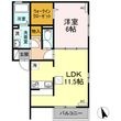 メルヴェーユB棟の間取図