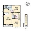 パインデュー A棟の間取図