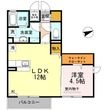 フェリース サラの間取図