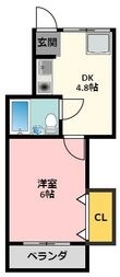 ロイヤルパーク柏原駅前の間取図