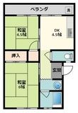 プラザハイツⅠの間取図