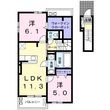 アンジュヴェールⅡの間取図