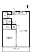 佐野市田沼町の間取図
