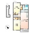 サニー スプリング Aの間取図