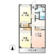 グリーンヒルズの間取図