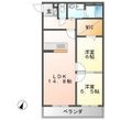 NBマンションIIの間取図