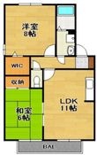 福岡市南区柏原6丁目の間取図