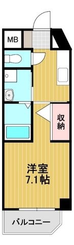 拡大写真:福岡市早良区原3丁目 1階102の間取り