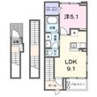 福岡市早良区小田部2丁目の間取図