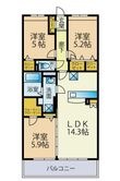 写真:福岡市早良区次郎丸3丁目 1階107の間取図